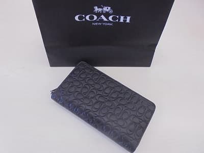 コーチ　レザー長財布　【飯田上郷店】 長野県飯田市にあるザ・ゴールド 飯田上郷店（※飯田インター店に移転いたしました）の画像1