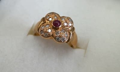 18金リング【飯田上郷店】 長野県飯田市にあるザ・ゴールド 飯田上郷店（※飯田インター店に移転いたしました）の画像1