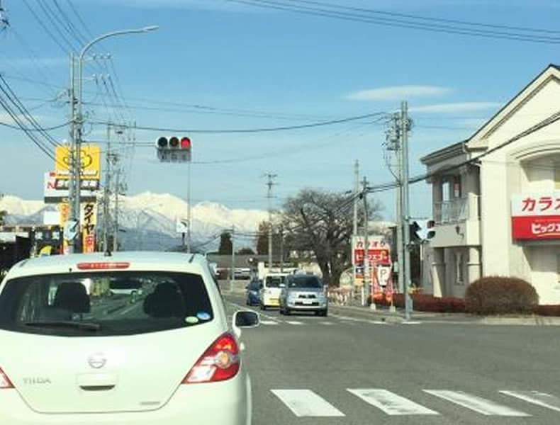 松本方面からお越しの場合