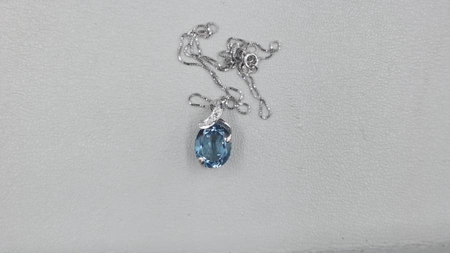 プラチナ900　トルマリンネックレス【穂高店】 長野県安曇野市にあるザ・ゴールド 穂高店の画像1