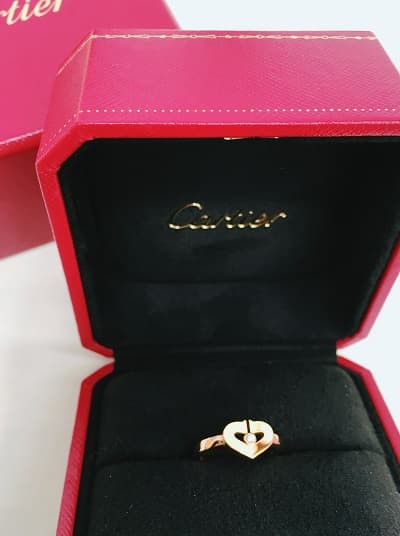 カルティエ Ｃハート リング 【佐久平店】 長野県佐久市にあるザ・ゴールド 佐久平店の画像1