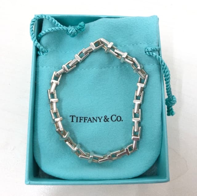 TIFANY＆CO　Tナローネックレス＆ブレスレット　【佐久平店】 長野県佐久市にあるザ・ゴールド 佐久平店の画像1
