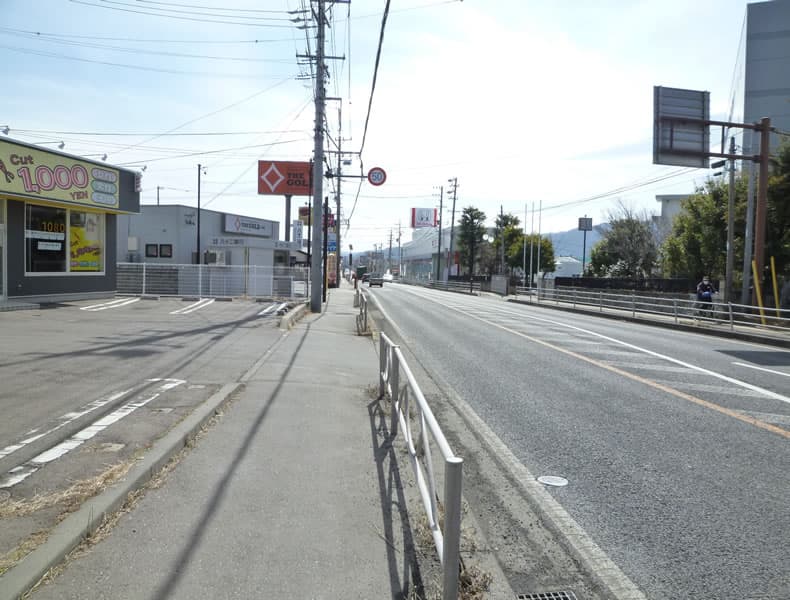 千曲市方面からお越しの場合