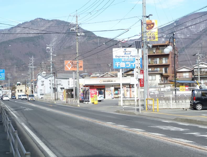 軽井沢方面からお越しの場合