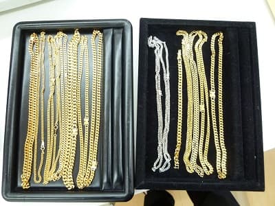 18金、プラチナ850喜平ネックレス　【上田店】 長野県上田市にあるザ・ゴールド 上田店の画像1