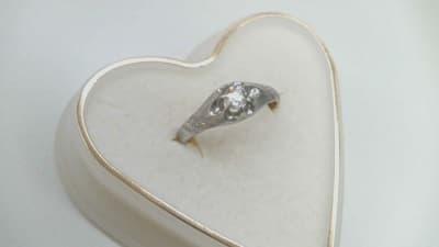 ダイヤ付プラチナリング【上田店】 長野県上田市にあるザ・ゴールド 上田店の画像1