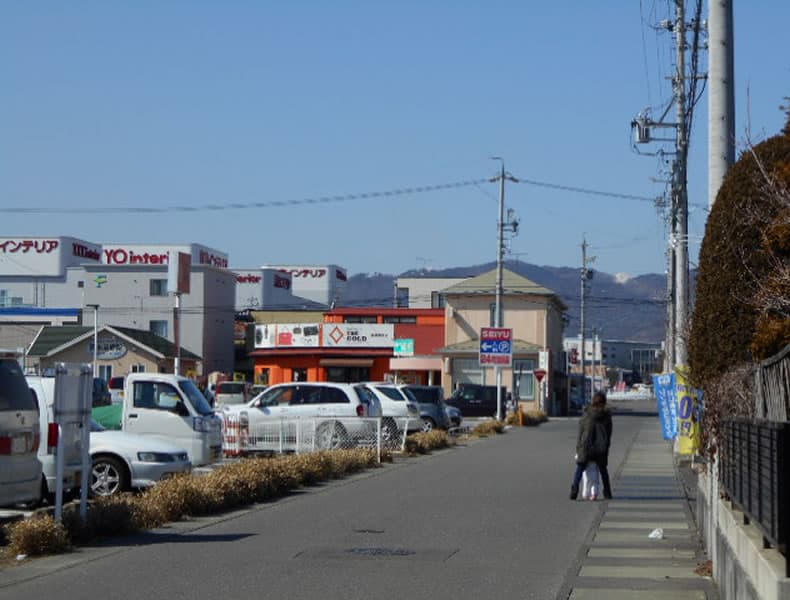 長野大橋方面からお越しの場合