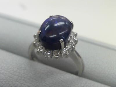 色石付きプラチナリング　【稲里中央店】 長野県長野市にあるザ・ゴールド 稲里中央店の画像1