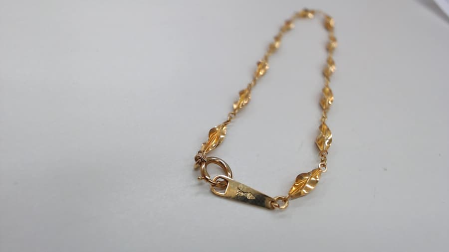 18金ブレスレットの買取実績【稲里中央店/長野県/長野市】 長野県長野市にあるザ・ゴールド 稲里中央店の画像1