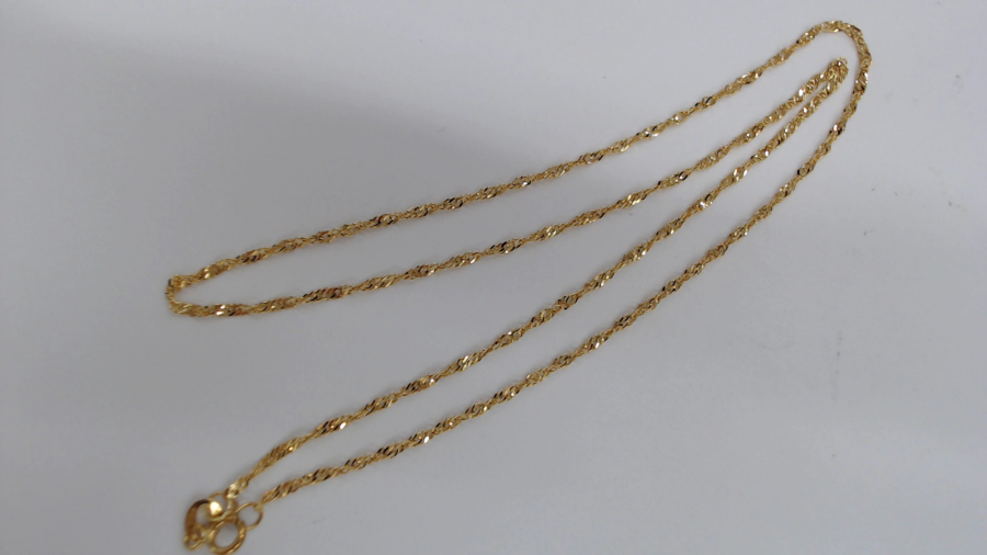 貴金属18金ネックレス買取実績【稲里中央店/長野県/長野市】 長野県長野市にあるザ・ゴールド 稲里中央店の画像1