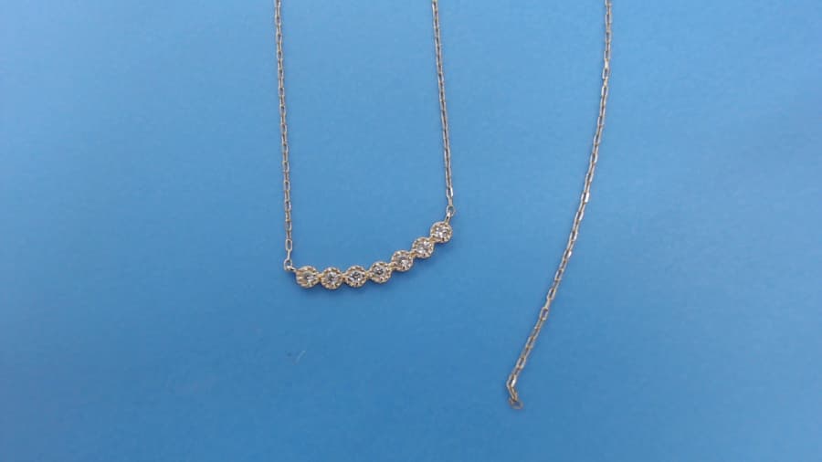 ダイヤモンド10金ネックレスの買取実績【稲里中央店/長野県/長野市】 長野県長野市にあるザ・ゴールド 稲里中央店の画像1