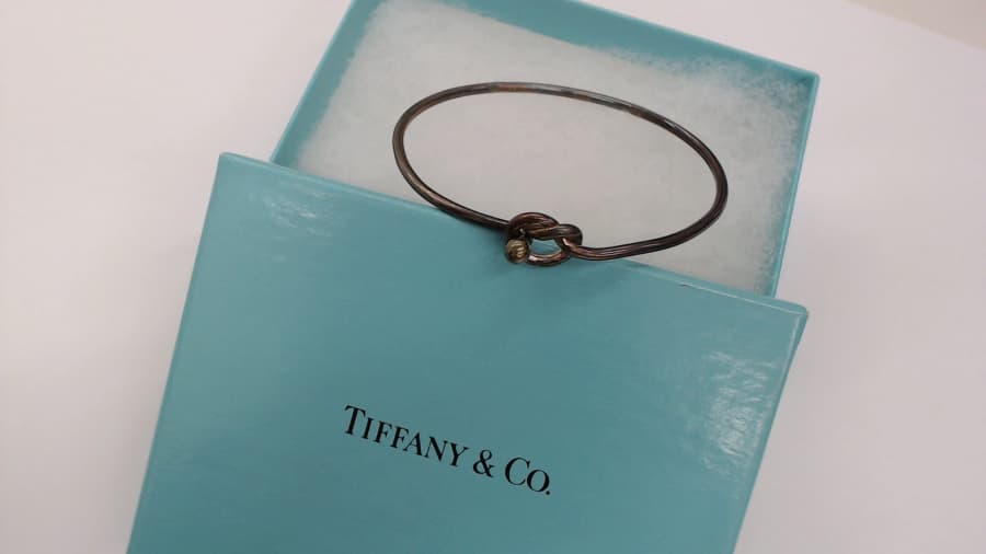 ティファニー　シルバーバングルの買取実績【稲里中央店/長野県/長野市】 長野県長野市にあるザ・ゴールド 稲里中央店の画像1