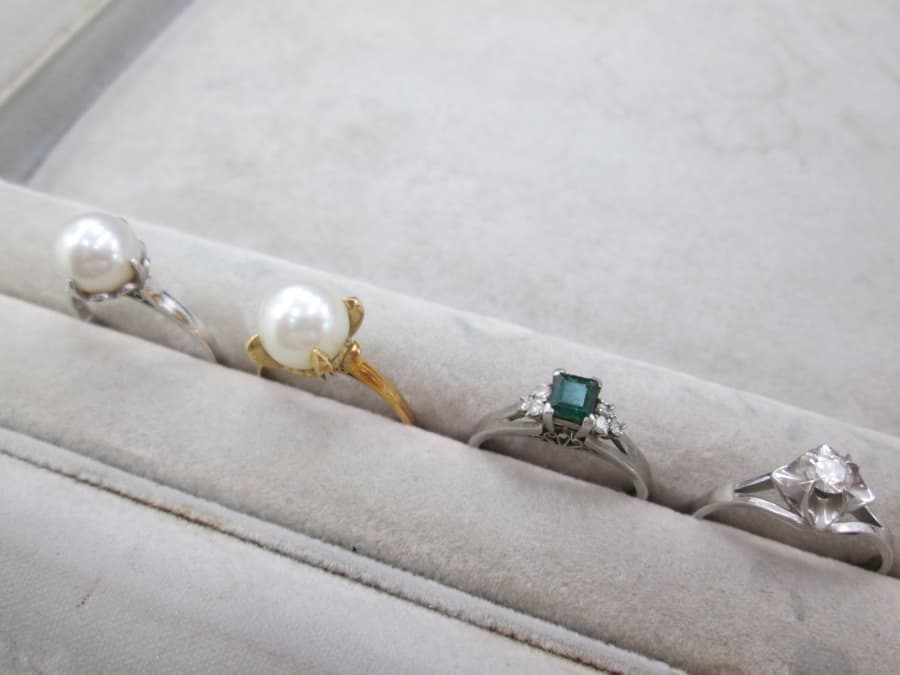 ダイヤモンド・色石・パールリングの買取実績【上木戸店/新潟県/東区】 新潟県新潟市にあるザ・ゴールド 上木戸店の画像1