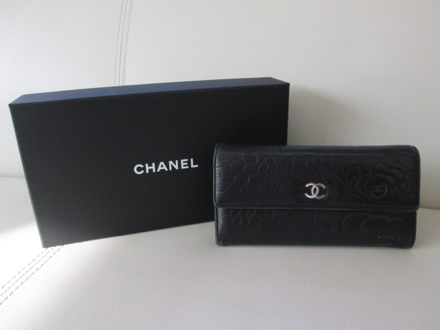 シャネル　カメリア長財布【上木戸店】 新潟県新潟市にあるザ・ゴールド 上木戸店の画像1