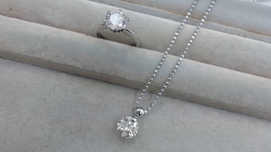 ダイヤモンドネックレス・リングの買取実績【上木戸店/新潟県/東区】 新潟県新潟市にあるザ・ゴールド 上木戸店の画像1