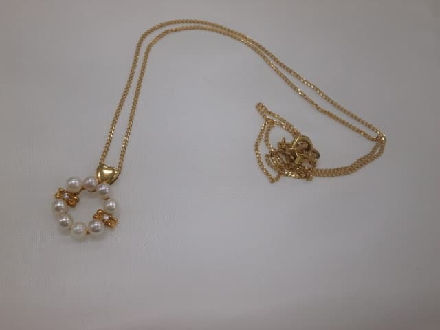 K18色石ネックレス【上木戸店】 新潟県新潟市にあるザ・ゴールド 上木戸店の画像1