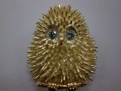 18金のフクロウブローチ【県央店】 新潟県燕市にあるザ・ゴールド 県央店（※10/21に閉店いたしました）の画像1