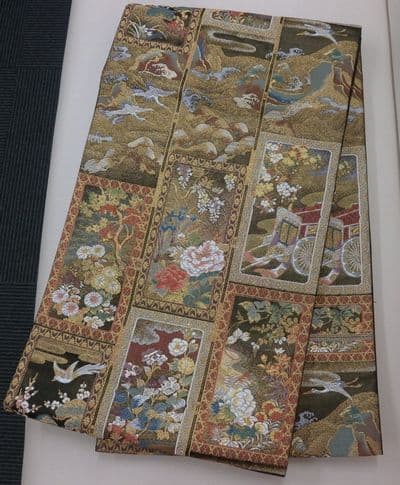 本金箔つづれ 袋帯【県央店】 新潟県燕市にあるザ・ゴールド 県央店（※10/21に閉店いたしました）の画像1