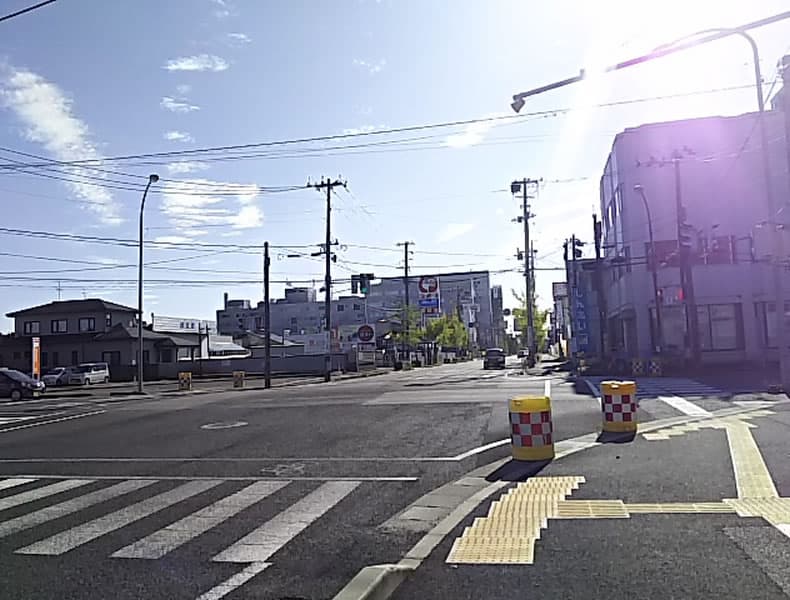 亀田駅方面からお車でお越しの場合