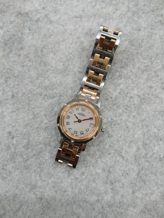 時計　ｴﾙﾒｽ　電池時計　【亀田店】 新潟県新潟市にあるザ・ゴールド 亀田店の画像1