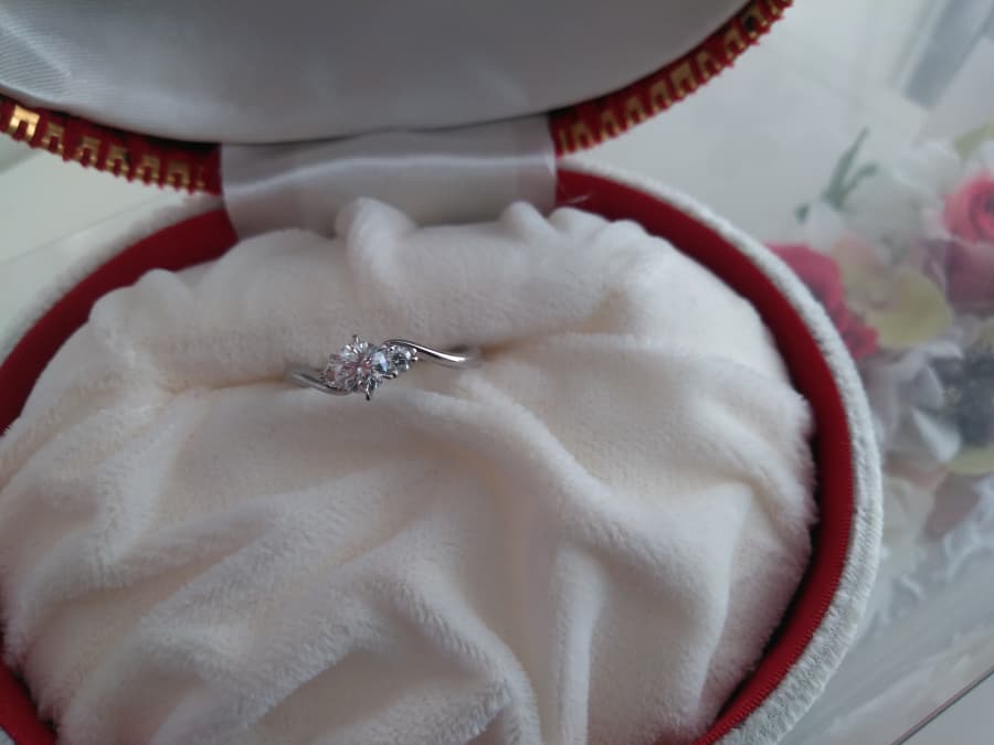 プラチナ900ダイヤリング　【亀田店】 新潟県新潟市にあるザ・ゴールド 亀田店の画像1