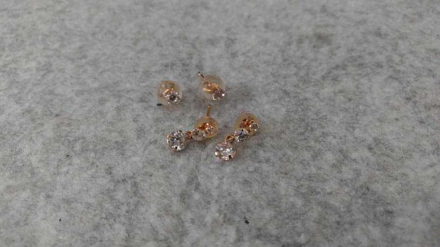 18金ピアスの買取実績　【亀田店/新潟市/新潟県】 新潟県新潟市にあるザ・ゴールド 亀田店の画像1