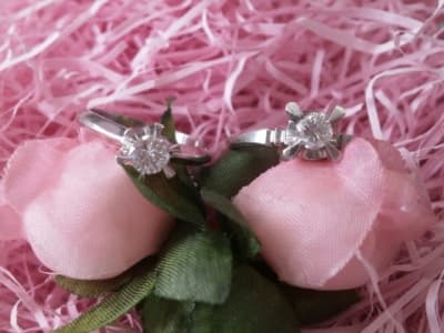 立て爪リング　【亀田店】 新潟県新潟市にあるザ・ゴールド 亀田店の画像1