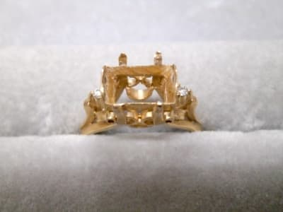 石の外れたリング　【亀田店】 新潟県新潟市にあるザ・ゴールド 亀田店の画像1