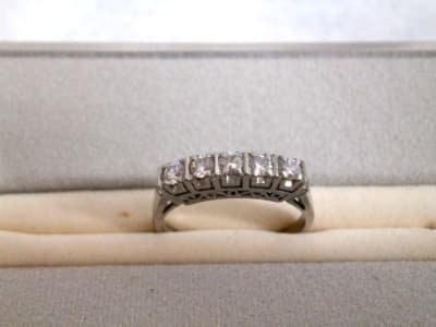 メレダイヤ付きリング　【亀田店】 新潟県新潟市にあるザ・ゴールド 亀田店の画像1