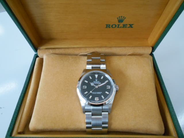 ロレックスエクスプローラーⅠの買取実績【亀田店/新潟市/新潟県】 新潟県新潟市にあるザ・ゴールド 亀田店の画像1