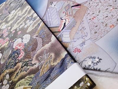 帯と着物2点【新発田店】 新潟県新発田市にあるザ・ゴールド 新発田店（※12/8に新発田イオンモール前店に移転いたしました） の画像1