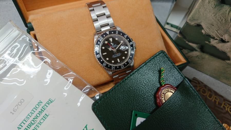 ROLEX(ロレックス)　GMTマスター１の買取実績【新発田店/新潟県】 新潟県新発田市にあるザ・ゴールド 新発田店（※12/8に新発田イオンモール前店に移転いたしました） の画像1