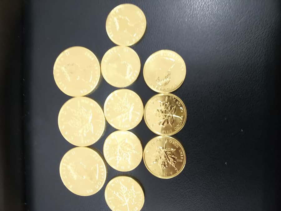 メイプルリーフコインの買取実績【新発田店/新潟県/新発田市】 新潟県新発田市にあるザ・ゴールド 新発田店（※12/8に新発田イオンモール前店に移転いたしました） の画像1