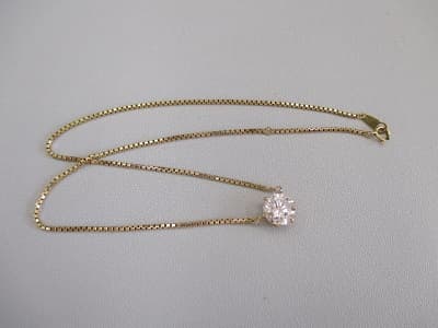 18金　3.63Ctダイヤ付きネックレス【柏崎店】 新潟県柏崎市にあるザ・ゴールド 柏崎店の画像1