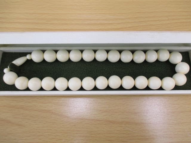 象牙のネックレス【柏崎店】 新潟県柏崎市にあるザ・ゴールド 柏崎店の画像1