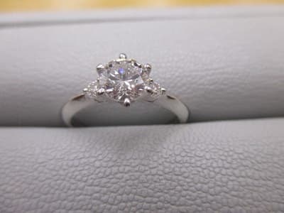 プラチナダイヤモンドリング　【柏崎店】 新潟県柏崎市にあるザ・ゴールド 柏崎店の画像1