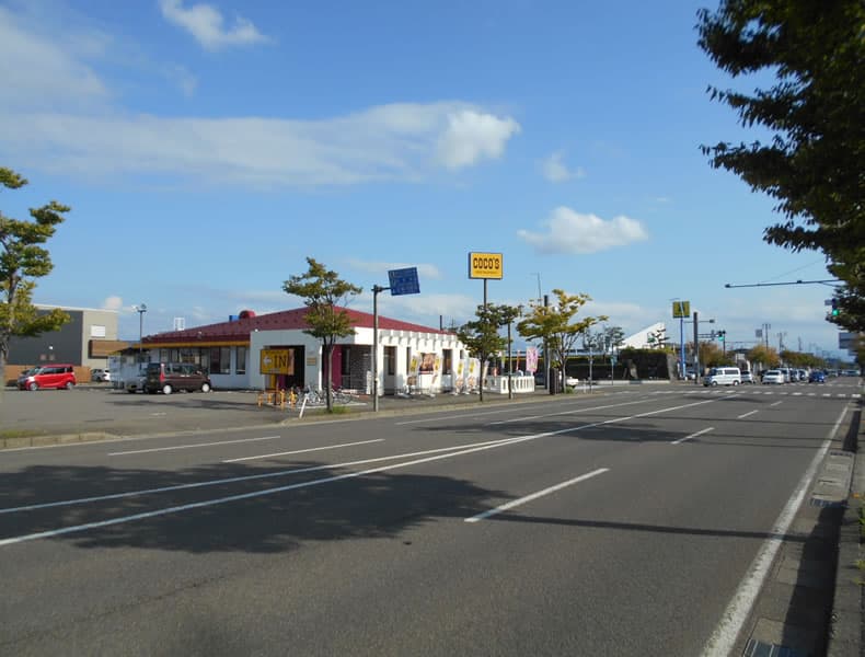 山麓線方面からお車でお越しの場合
