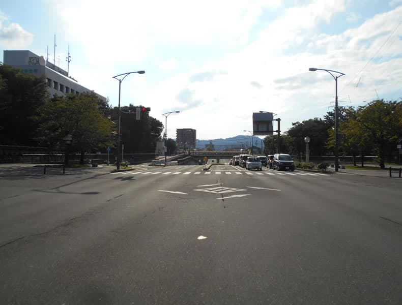 上越大通り･謙信公大通り方面からお車でお越しの場合