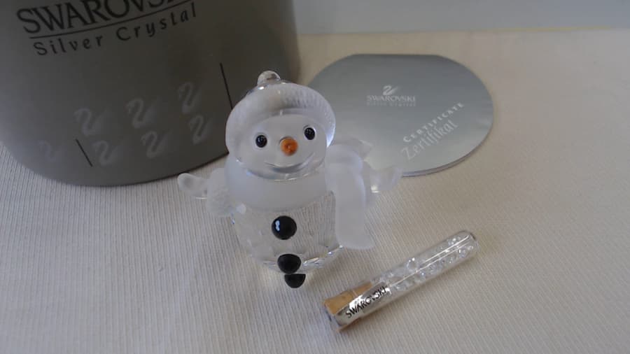 スワロフスキー☆スノーマンシルバークリスタルの買取実績【上越店/新潟県/上越市】 新潟県上越市にあるザ・ゴールド 上越店の画像1