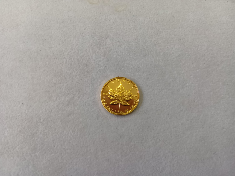 メープルリーフ金貨買取実績【上越店/新潟県/上越市】 新潟県上越市にあるザ・ゴールド 上越店の画像1