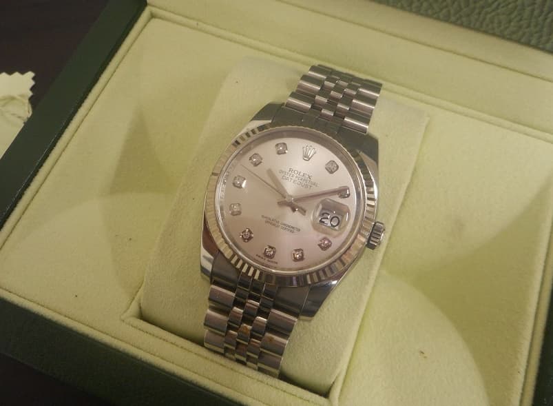 ロレックス・デイトジャスト の買取実績　【三条店/新潟県/三条市】 新潟県三条市にあるザ・ゴールド 三条店の画像1