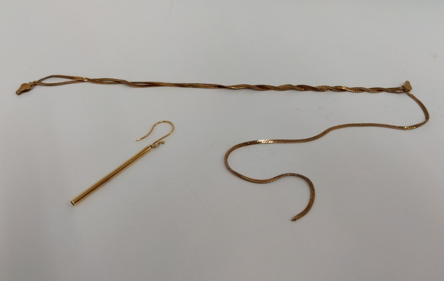 18金ピアスとネックレスの買取実績【三条店/新潟県/三条市】 新潟県三条市にあるザ・ゴールド 三条店の画像1