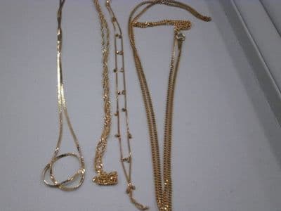 18金ネックレス　複数点【三条店】 新潟県三条市にあるザ・ゴールド 三条店の画像1