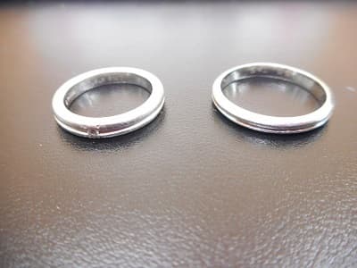 プラチナ900カップルリング【三条店】 新潟県三条市にあるザ・ゴールド 三条店の画像1