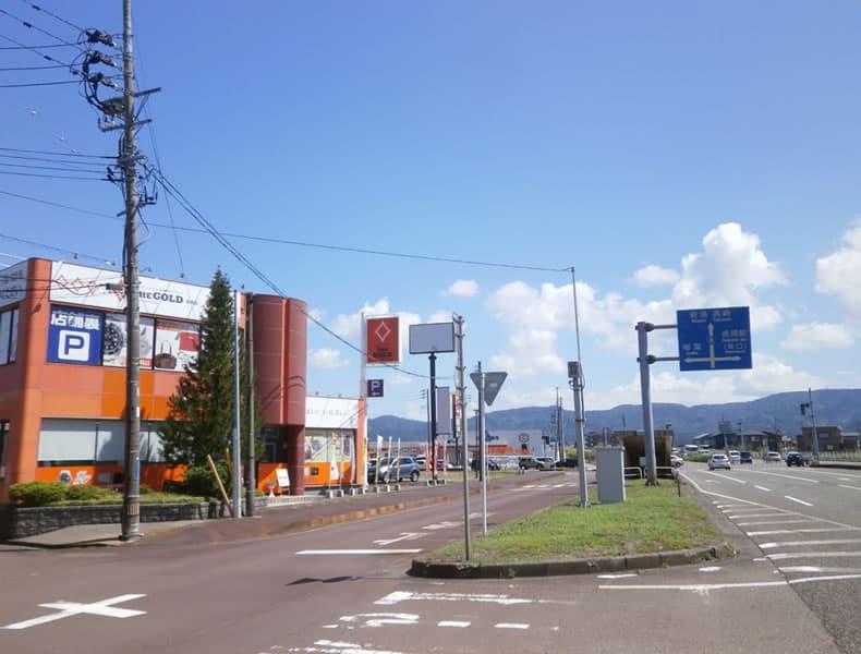 上越方面からお車でお越しの場合