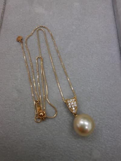 20金　パールネックレスの買取実績　　【長岡店/新潟県/長岡市】 新潟県長岡市にあるザ・ゴールド 長岡店の画像1