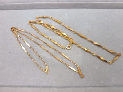 18金　ネックレスの買取実績　　【長岡店/新潟県/長岡市】 新潟県長岡市にあるザ・ゴールド 長岡店の画像1