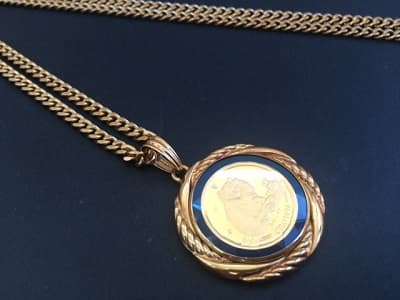 18金ネックレス・24金コインの買取実績　　【長岡店/新潟県/長岡市】 新潟県長岡市にあるザ・ゴールド 長岡店の画像1