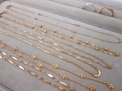 18金ネックレス・リング、プラチナ900リングの買取実績　　【長岡店/新潟県/長岡市】 新潟県長岡市にあるザ・ゴールド 長岡店の画像1