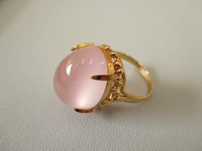 18金　色石付きリング【長岡店】 新潟県長岡市にあるザ・ゴールド 長岡店の画像1